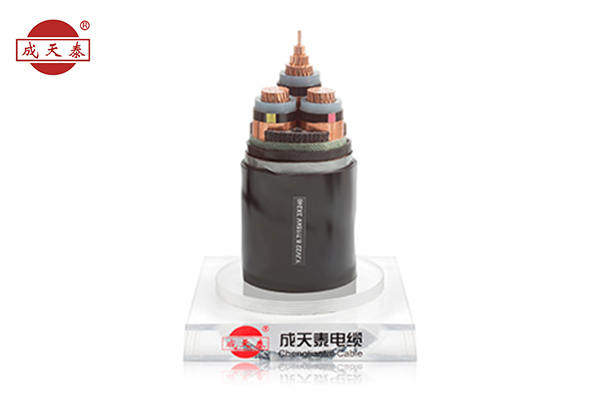 銅芯，交聯聚乙烯絕緣，鋼帶鎧裝聚乙烯護套電力電纜 YJV22 3.6/6（7.2）kV